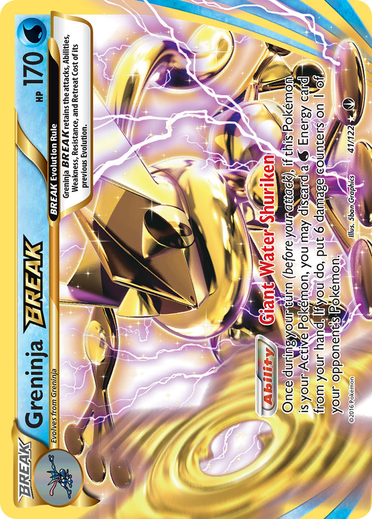 Greninja BREAK – BREAKpoint 41/122 Pokémon card