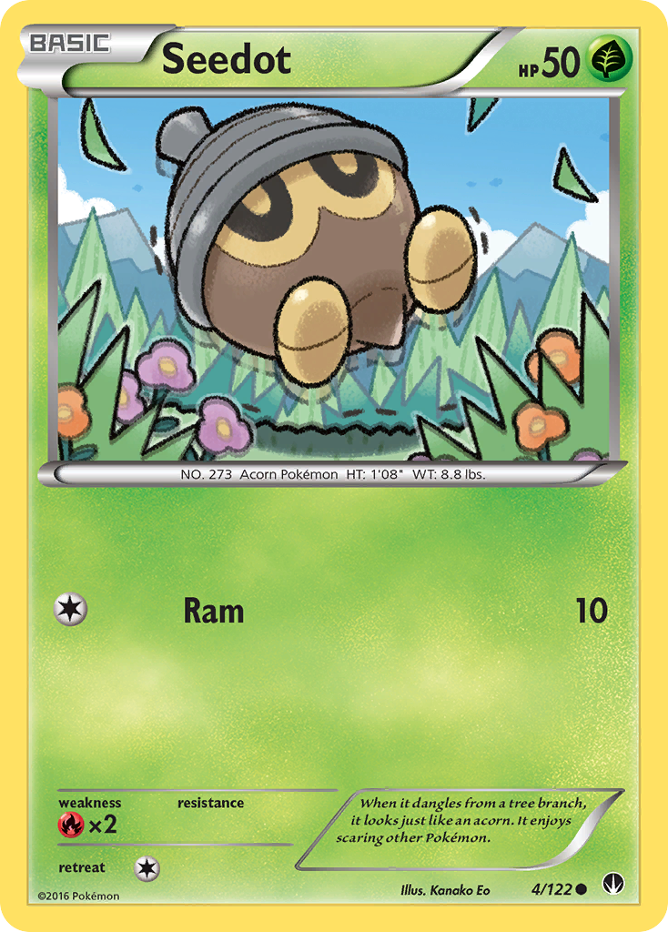 Seedot – BREAKpoint 4/122 Pokémon card