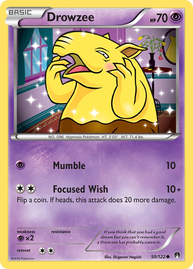 Drowzee – BREAKpoint 50/122 Pokémon card