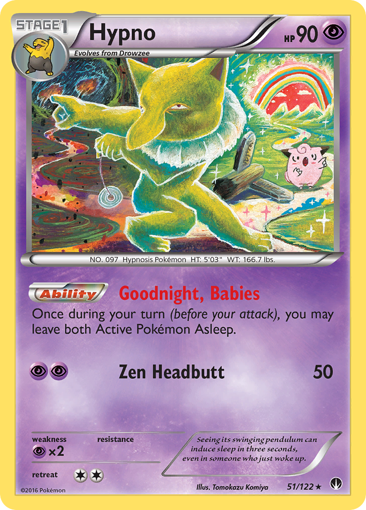 Hypno – BREAKpoint 51/122 Pokémon card