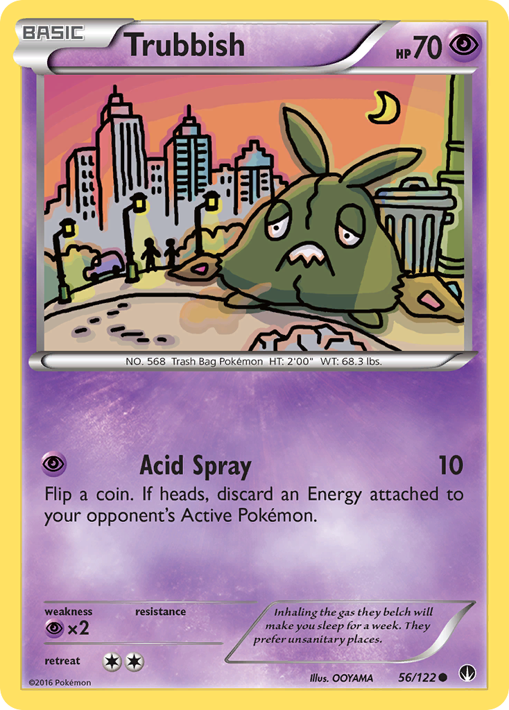 Trubbish – BREAKpoint 56/122 Pokémon card