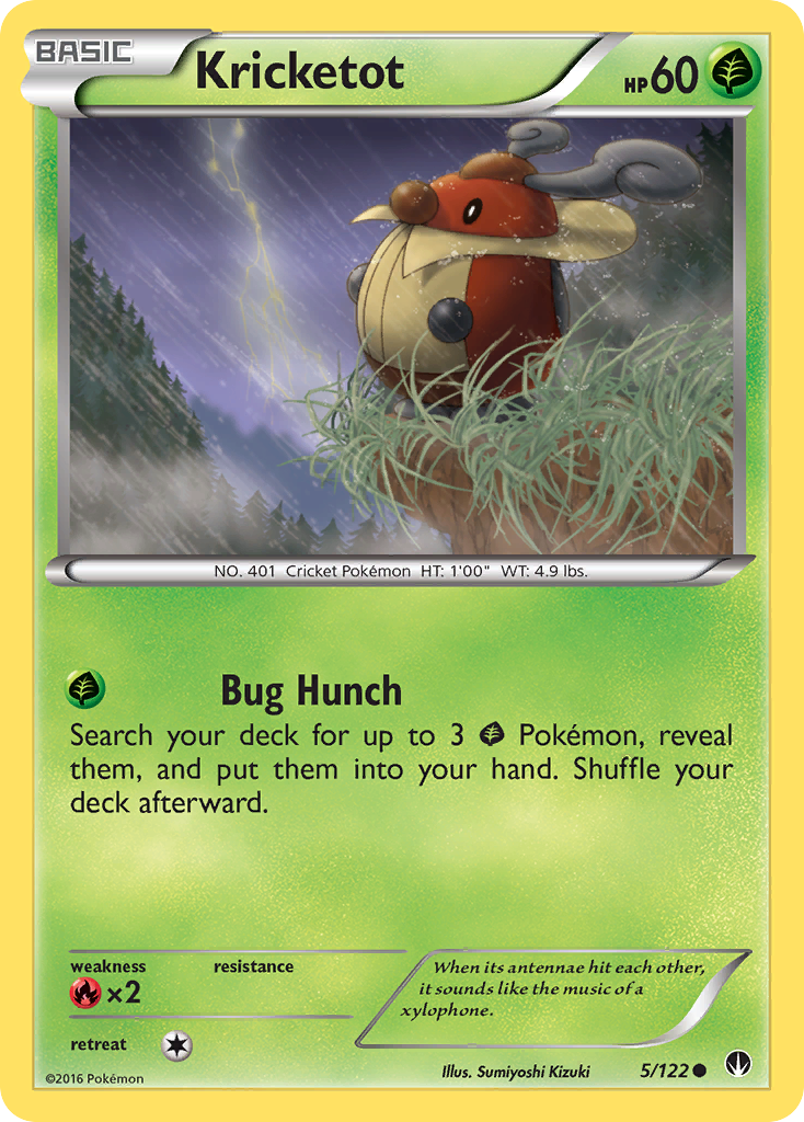 Kricketot – BREAKpoint 5/122 Pokémon card