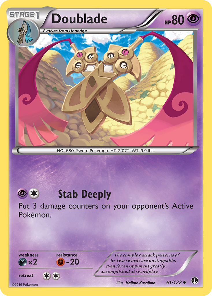 Doublade – BREAKpoint 61/122 Pokémon card