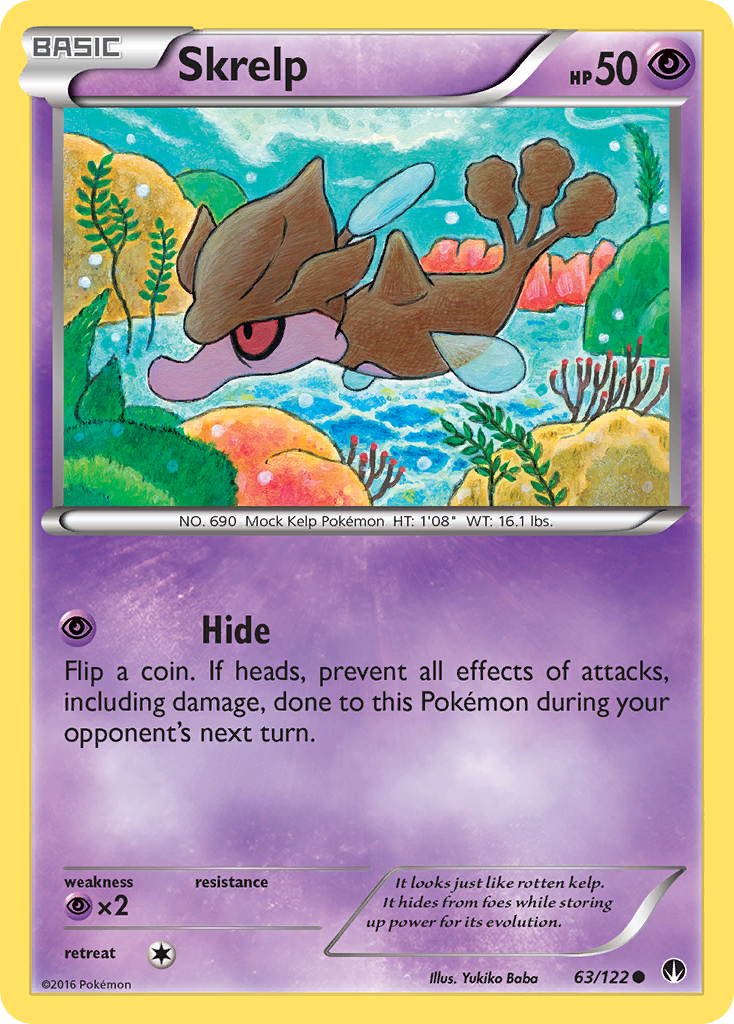Skrelp – BREAKpoint 63/122 Pokémon card