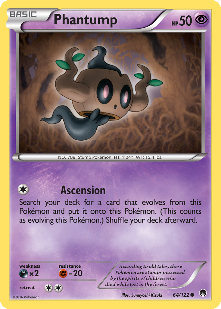 Phantump – BREAKpoint 64/122 Pokémon card