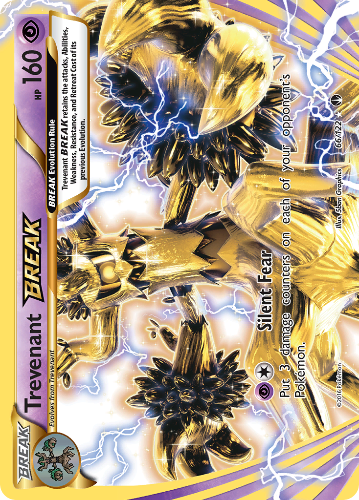 Trevenant BREAK – BREAKpoint 66/122 Pokémon card