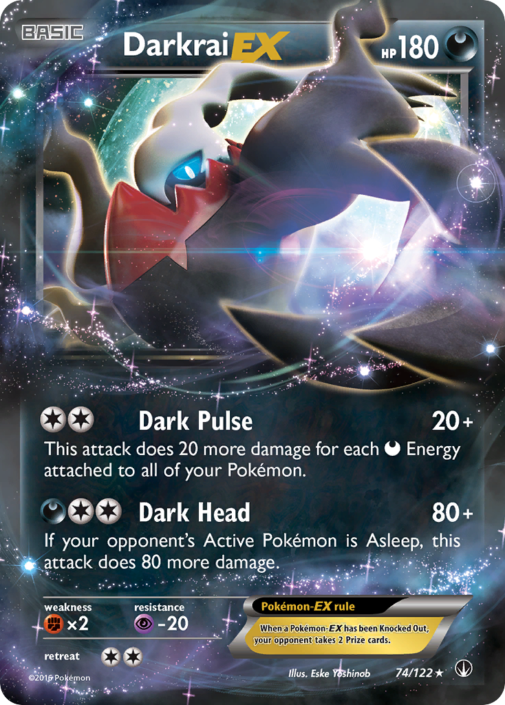 Darkrai-EX – BREAKpoint 74/122 Pokémon card