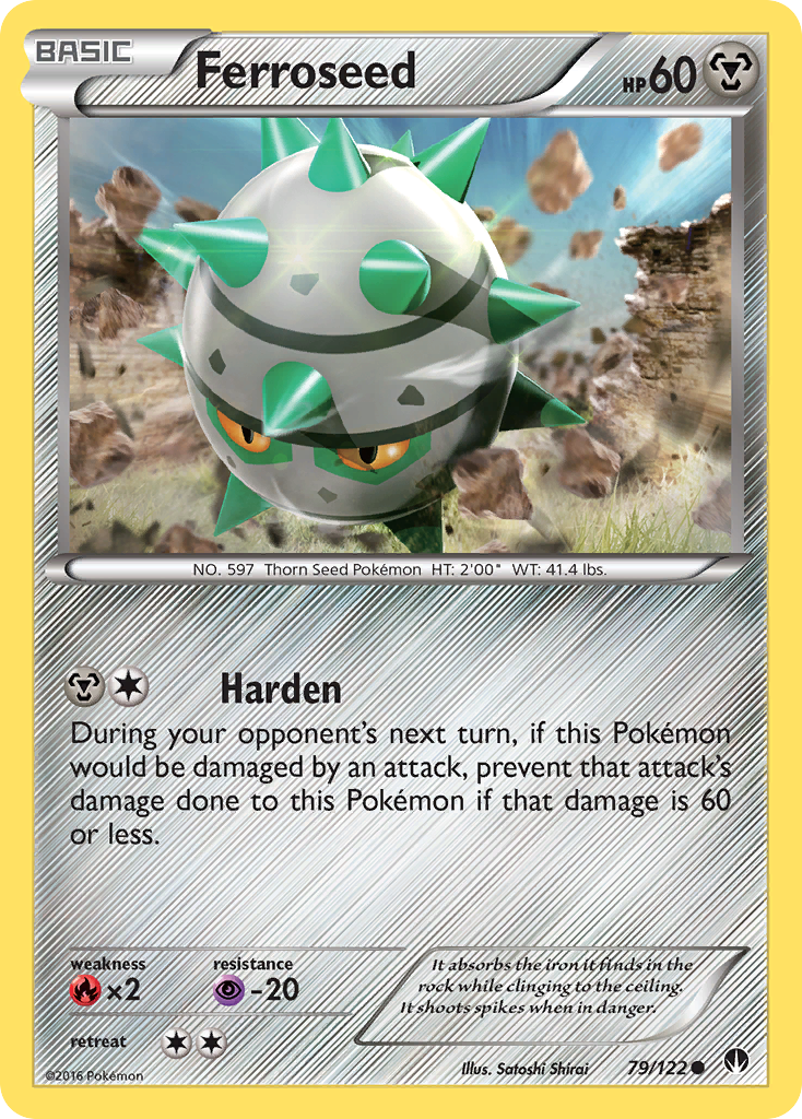 Ferroseed – BREAKpoint 79/122 Pokémon card