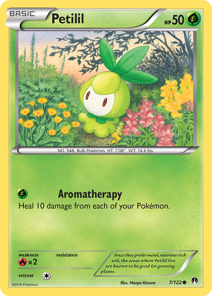 Petilil – BREAKpoint 7/122 Pokémon card