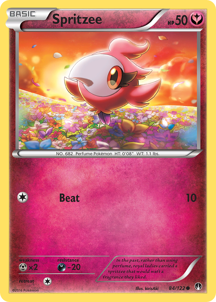 Spritzee – BREAKpoint 84/122 Pokémon card