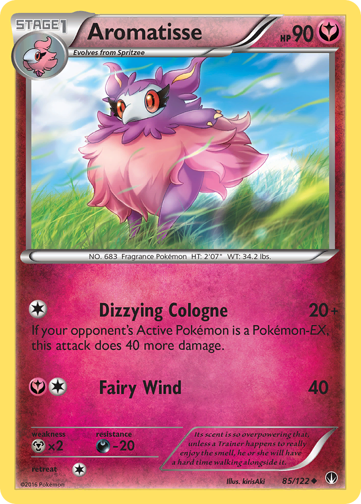 Aromatisse – BREAKpoint 85/122 Pokémon card