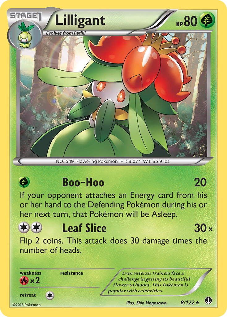 Lilligant – BREAKpoint 8/122 Pokémon card