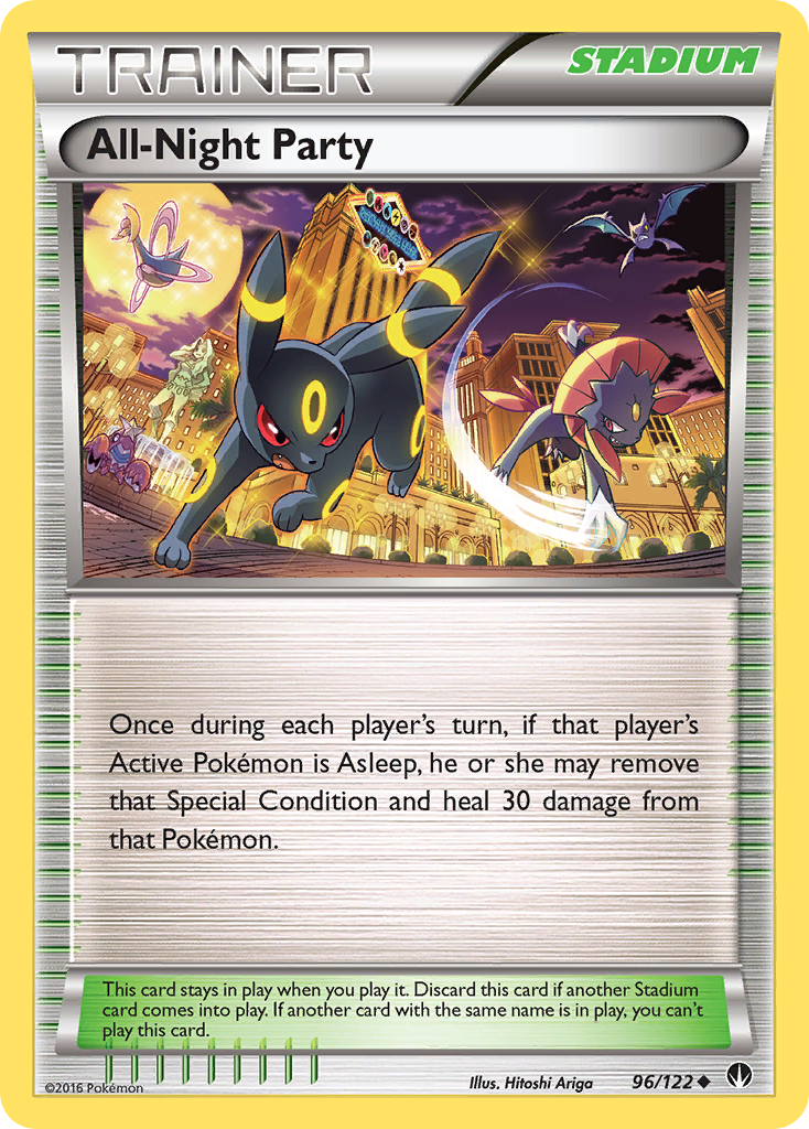All-Night Party – BREAKpoint 96/122 Pokémon card