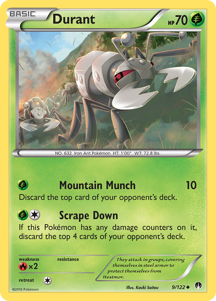 Durant – BREAKpoint 9/122 Pokémon card