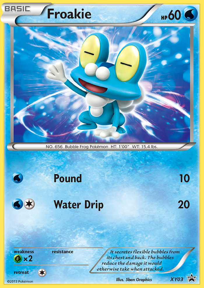 Froakie – XY Black Star Promos XY03 Pokémon card