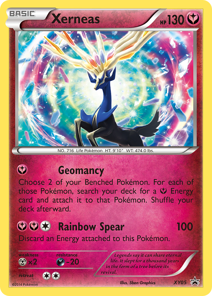Xerneas – XY Black Star Promos XY05 Pokémon card