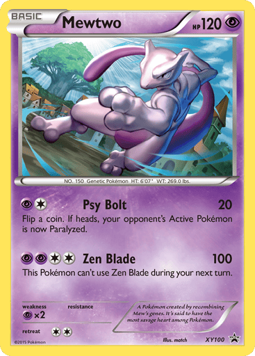 Mewtwo - XY Black Star Promos XY100
