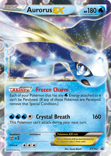 Aurorus-EX - XY Black Star Promos XY102