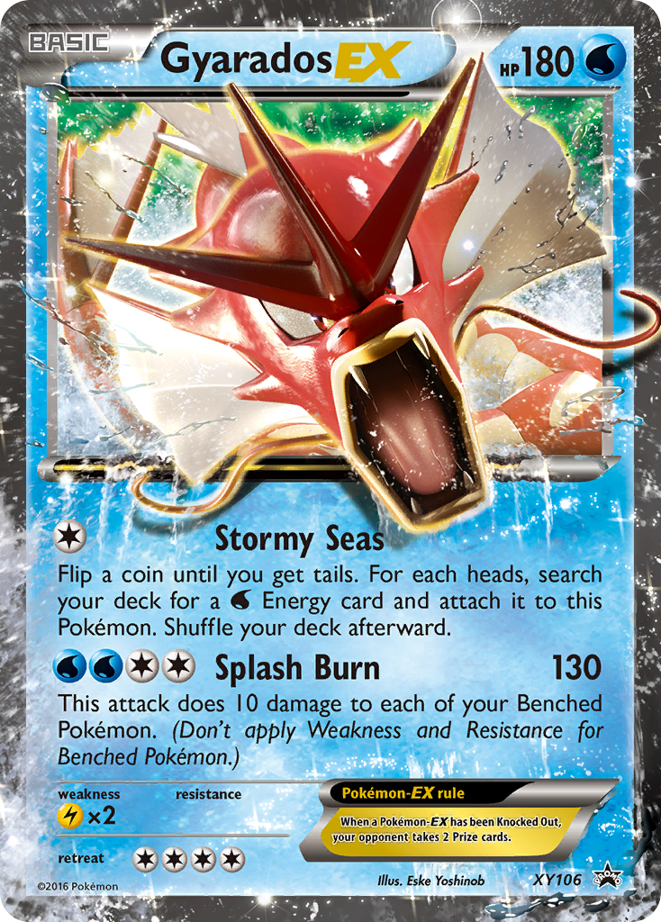 Gyarados-EX – XY Black Star Promos XY106 Pokémon card