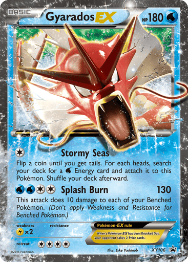 Gyarados-EX - XY Black Star Promos XY106