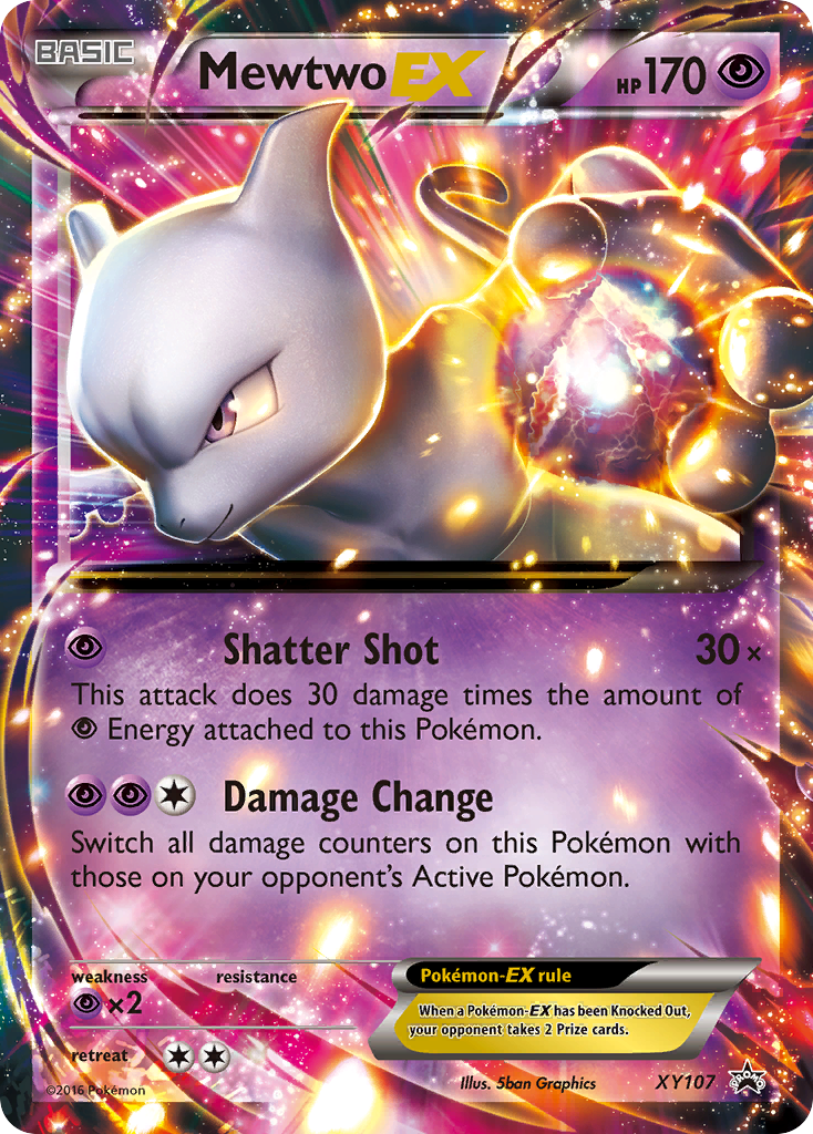 Mewtwo-EX – XY Black Star Promos XY107 Pokémon card