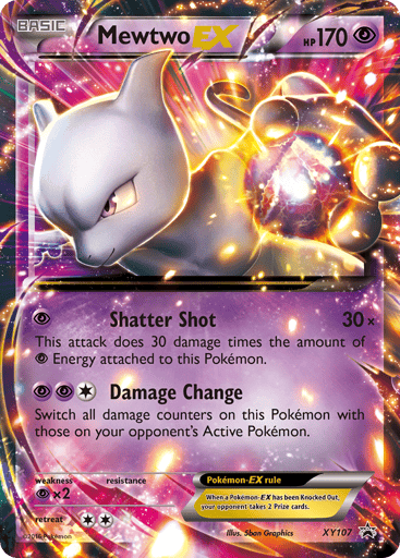 Mewtwo-EX - XY Black Star Promos XY107