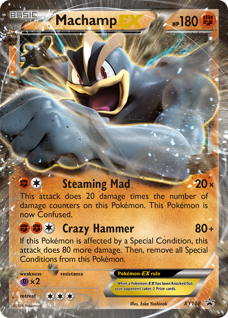 Machamp-EX – XY Black Star Promos XY108 Pokémon card