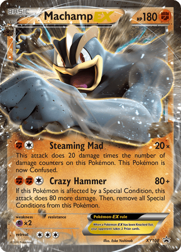 Machamp-EX - XY Black Star Promos XY108
