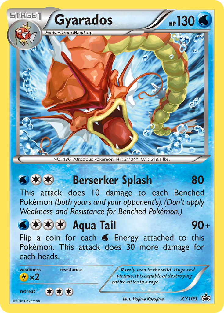 Gyarados – XY Black Star Promos XY109 Pokémon card