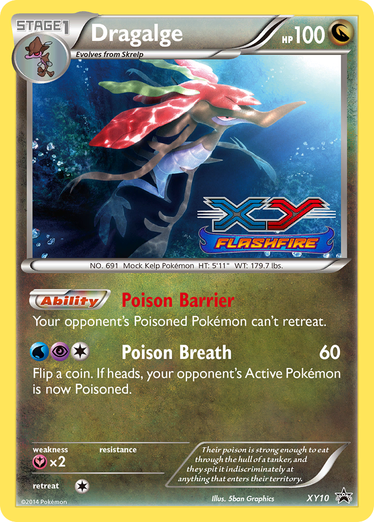 Dragalge – XY Black Star Promos XY10 Pokémon card