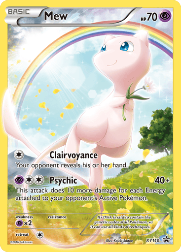 Mew - XY Black Star Promos XY110
