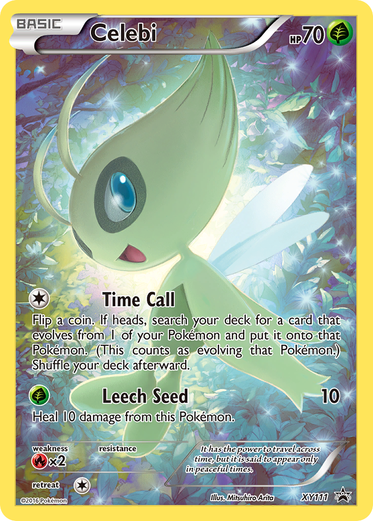 Celebi – XY Black Star Promos XY111 Pokémon card