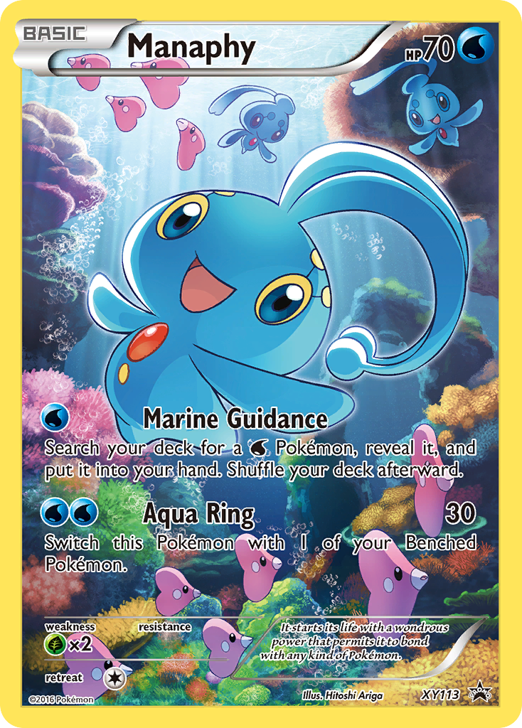 Manaphy – XY Black Star Promos XY113 Pokémon card