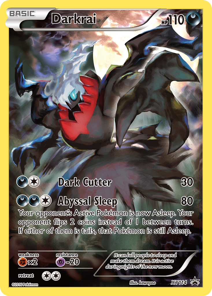 Darkrai – XY Black Star Promos XY114 Pokémon card