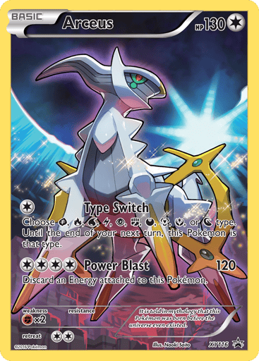 Arceus - XY Black Star Promos XY116