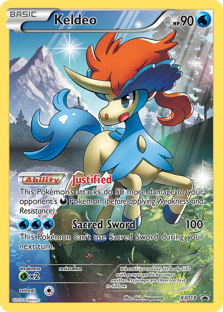 Keldeo – XY Black Star Promos XY118 Pokémon card