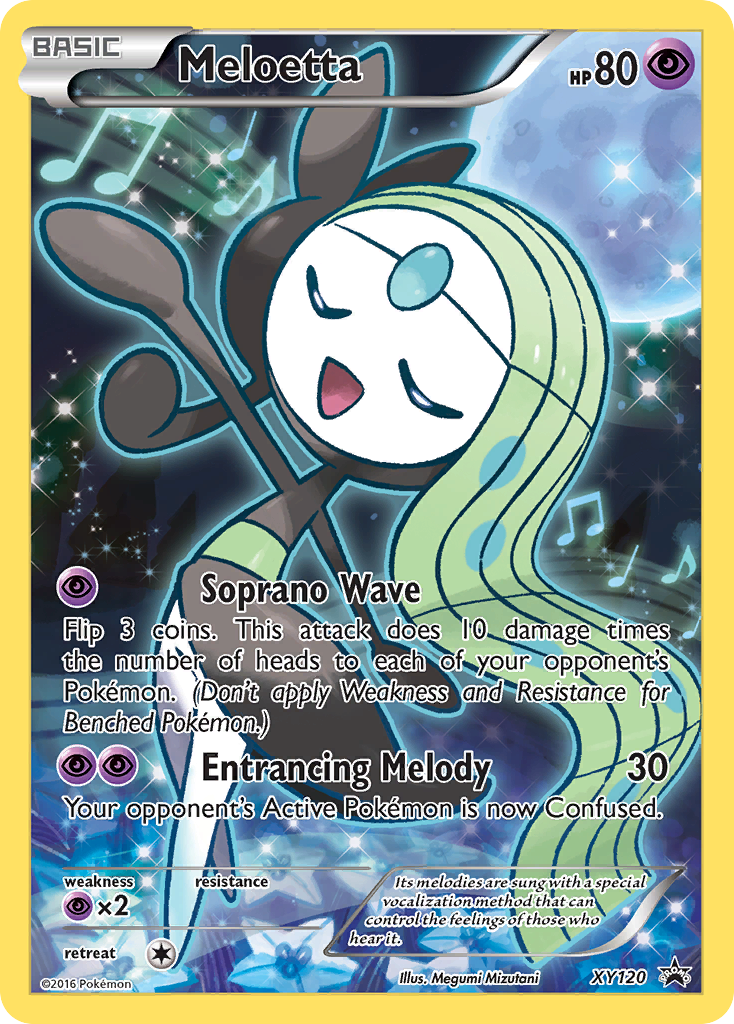 Meloetta – XY Black Star Promos XY120 Pokémon card