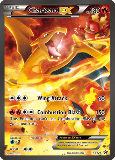 Charizard-EX - XY Black Star Promos XY121