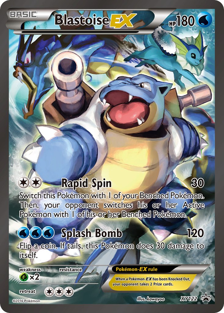 Blastoise-EX – XY Black Star Promos XY122 Pokémon card