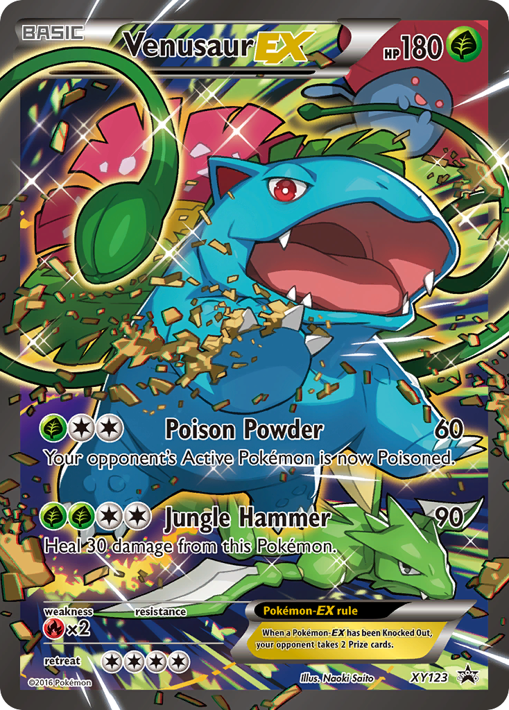 Venusaur-EX – XY Black Star Promos XY123 Pokémon card
