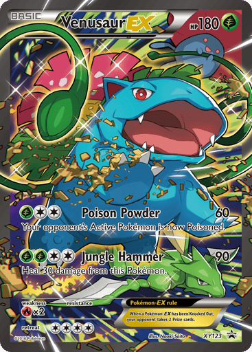 Venusaur-EX - XY Black Star Promos XY123