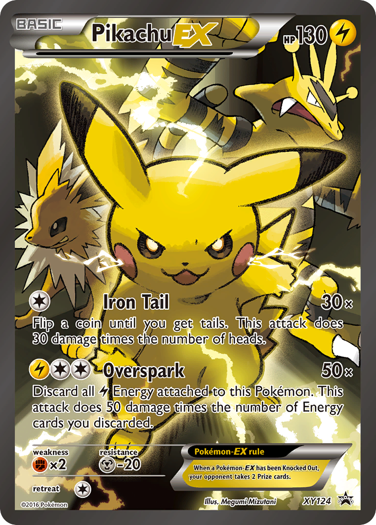 Pikachu-EX – XY Black Star Promos XY124 Pokémon card