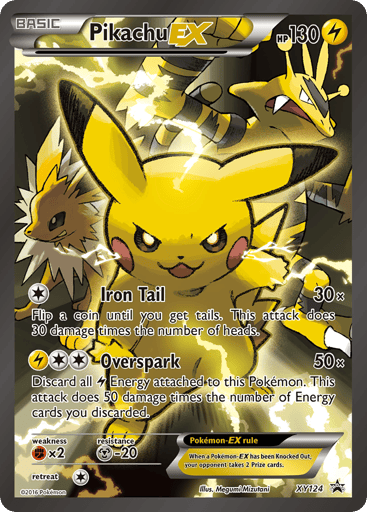 Pikachu-EX - XY Black Star Promos XY124