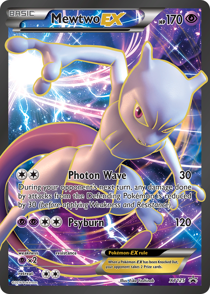 Mewtwo-EX – XY Black Star Promos XY125 Pokémon card