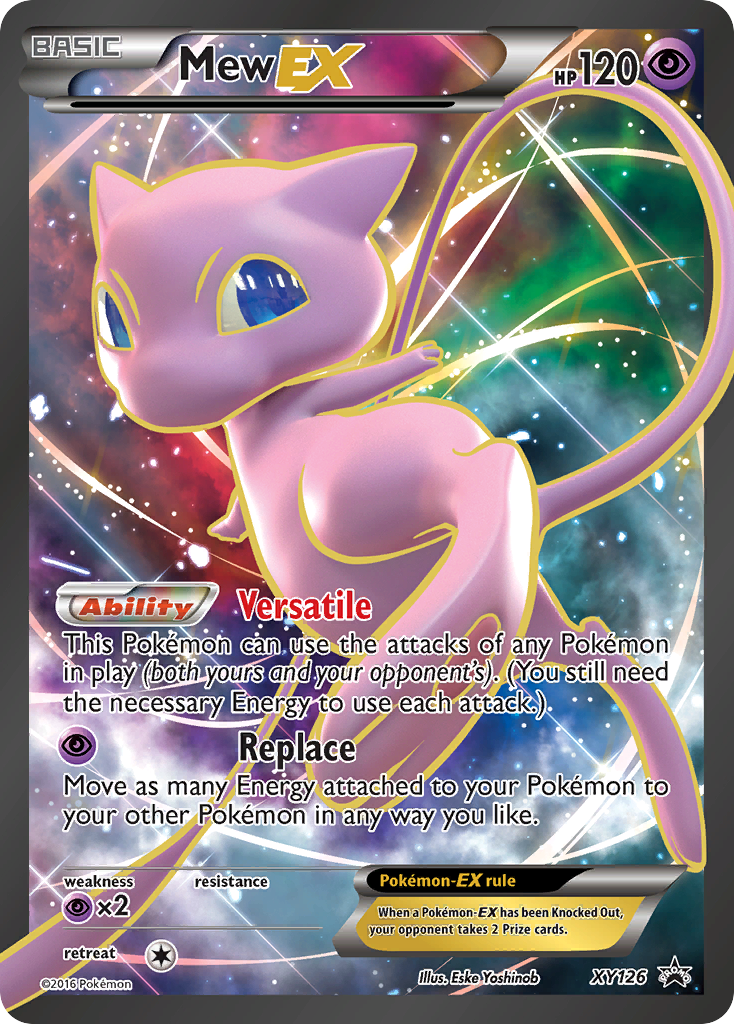 Mew-EX – XY Black Star Promos XY126 Pokémon card