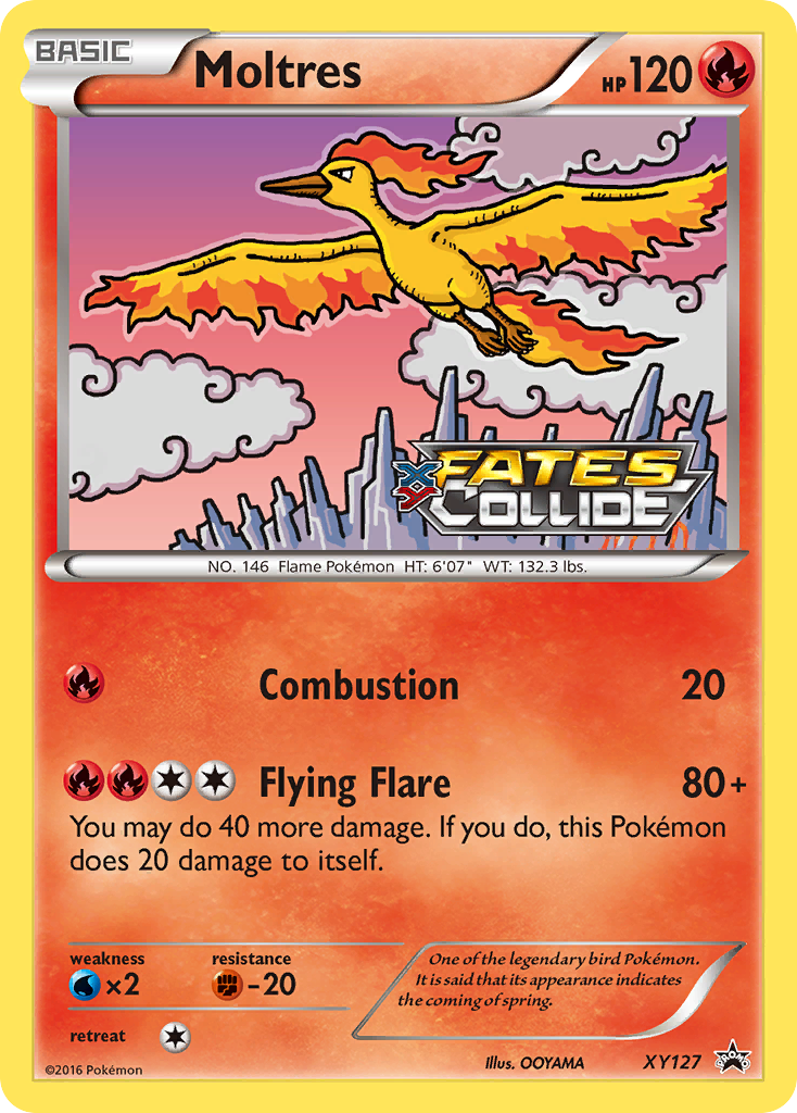 Moltres – XY Black Star Promos XY127 Pokémon card