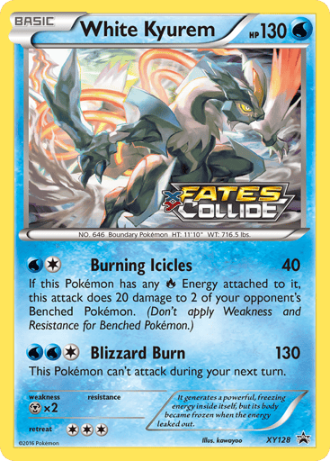 White Kyurem - XY Black Star Promos XY128