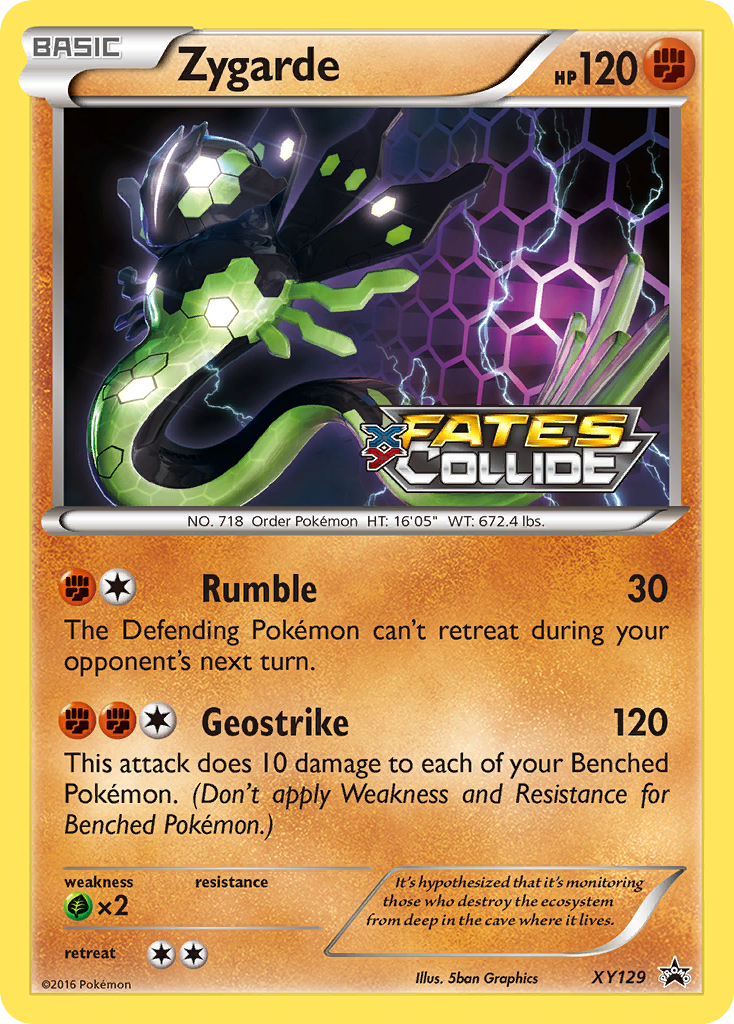 Zygarde – XY Black Star Promos XY129 Pokémon card