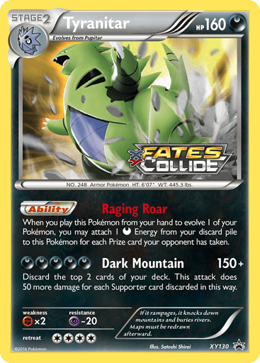 Tyranitar - XY Black Star Promos XY130