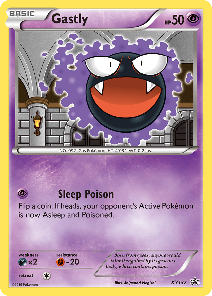 Gastly – XY Black Star Promos XY132 Pokémon card